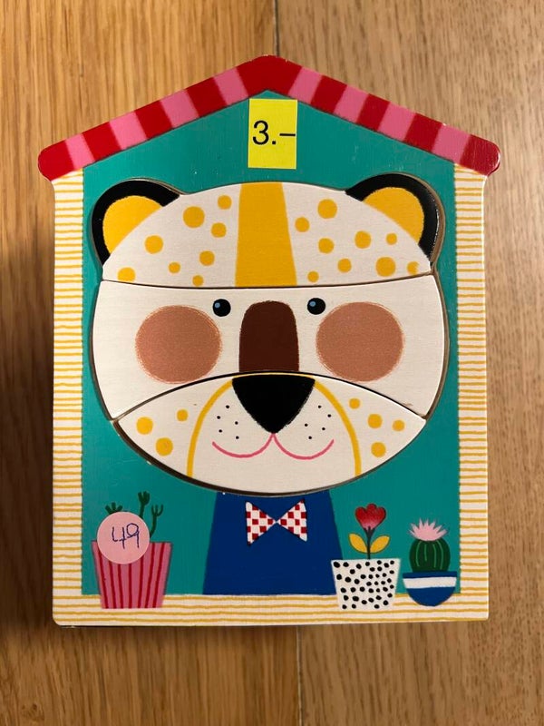 Jeux encastrements Tigres 3 pièces