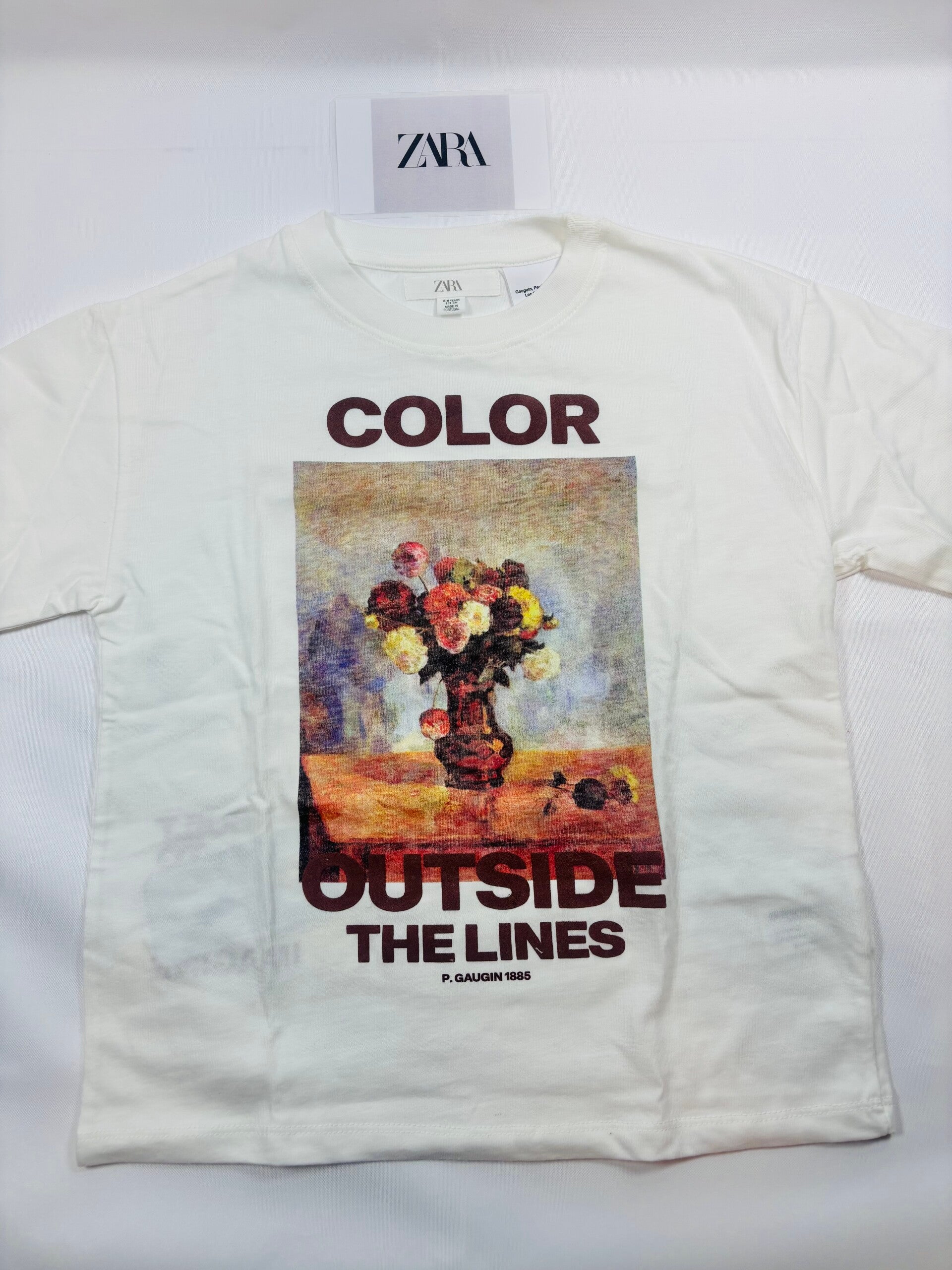 T-shirt (neuf) // F. 128 (131 taille de Zara)