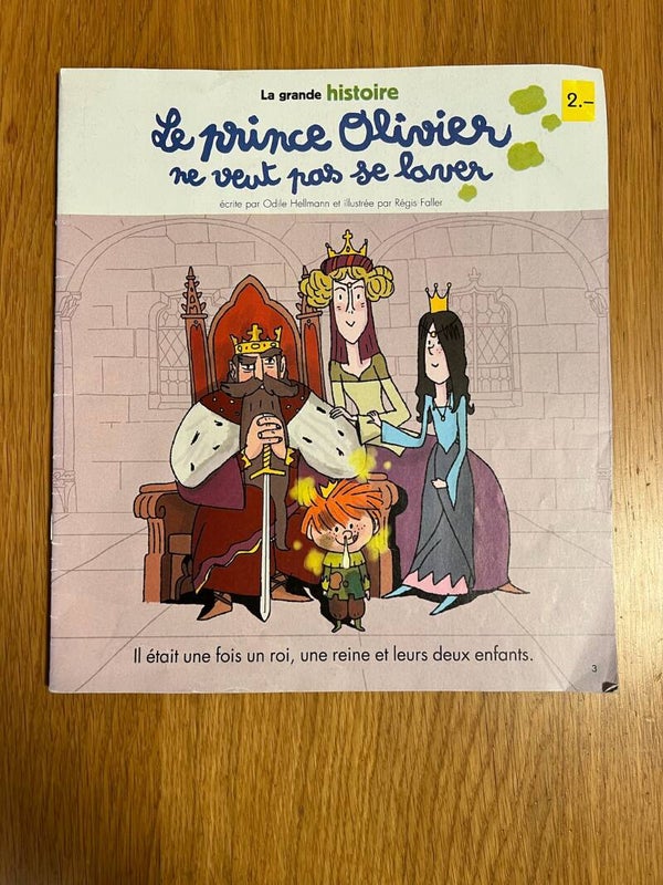 Le Prince Olivier ne veut pas se laver !