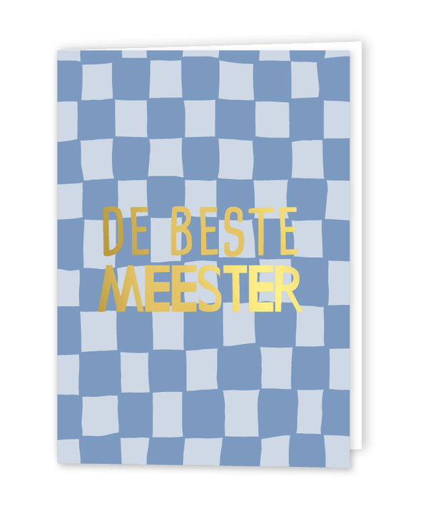 De beste meester - wenskaart