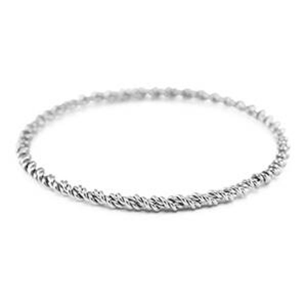 Armband twisted Silver