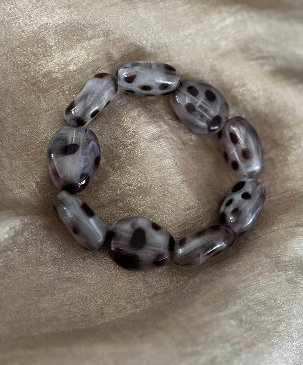 Armband panter elastiek