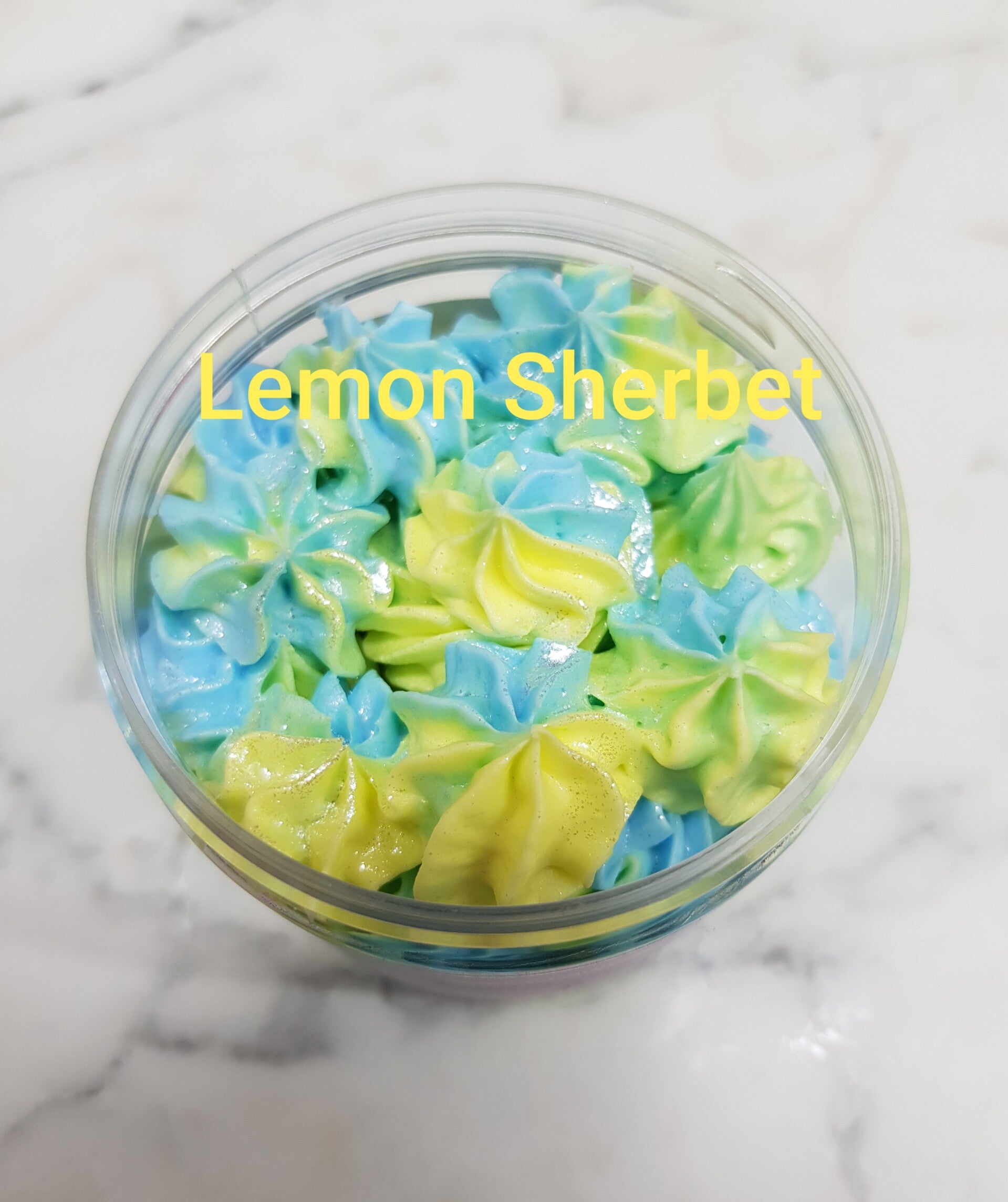 Lemon Sherbet Whipped soaps
