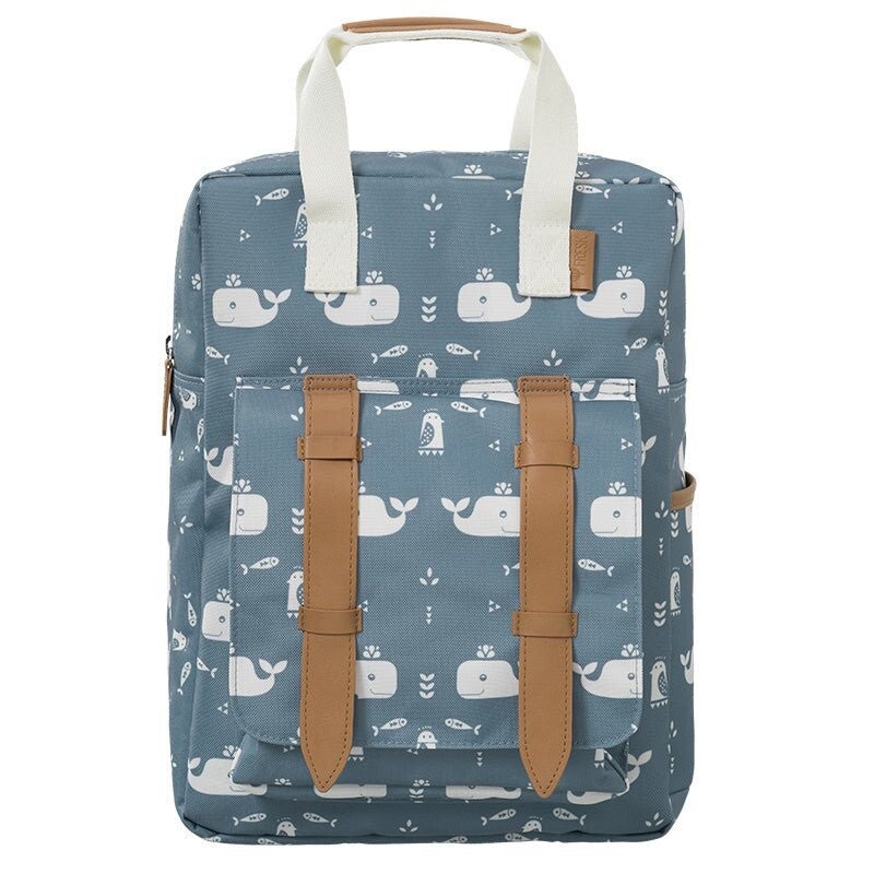 Rugzak groot Whale blue