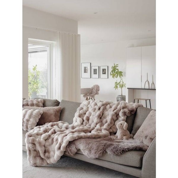 Misty Big Deken L - Tie Dye Zand