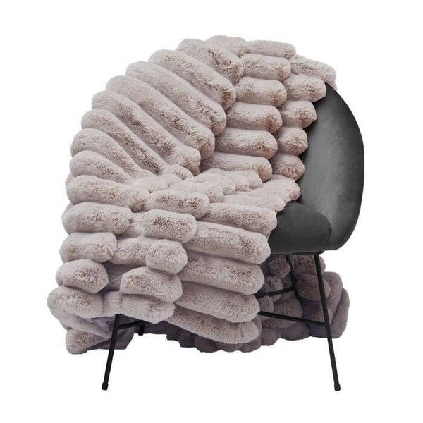 Linnen deken L - Taupe