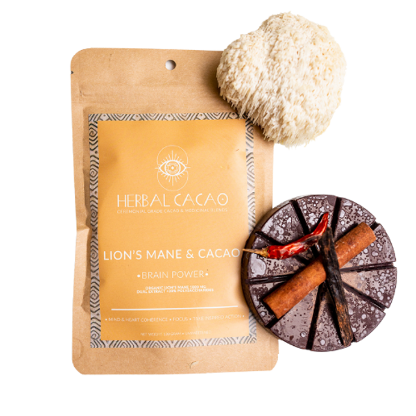 LION'S MANE & CEREMONIAL GRADE CACAO "Brain Power"