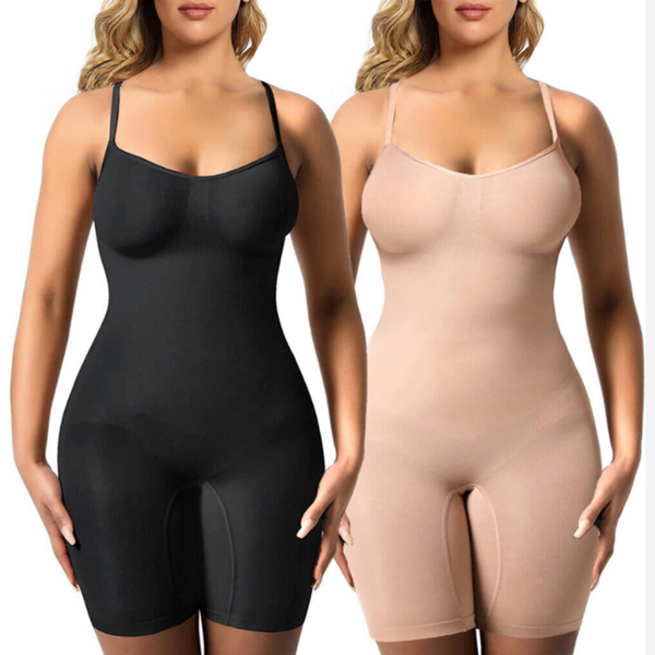 Sculpting Body Shapewear - Halverwege de dij - Zwart