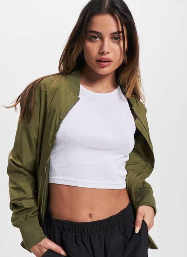 URBAN CLASSICS Light bomber olijf XL