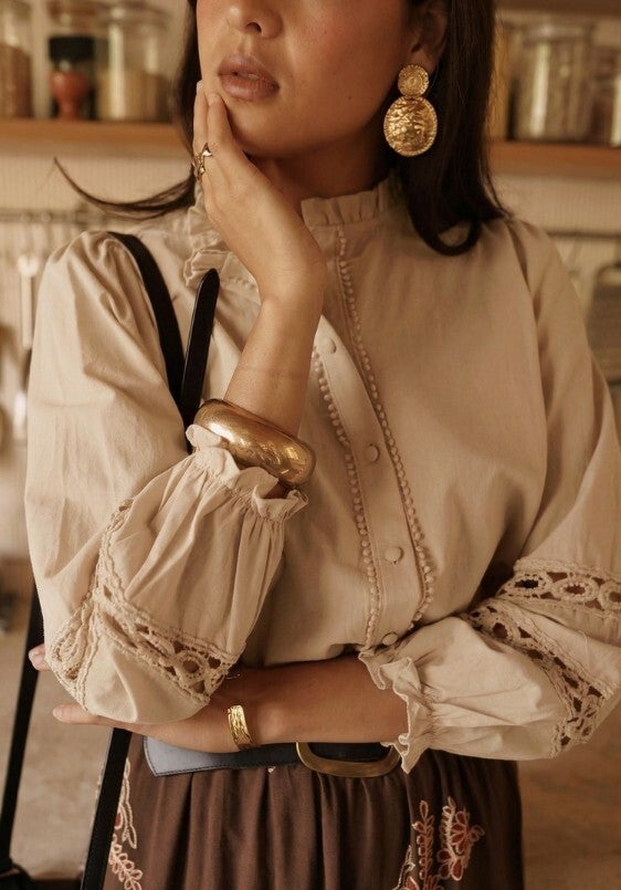 Blouse Mia Beige M/L (40/42)