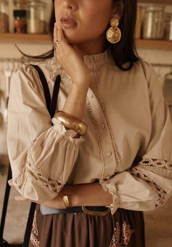 Blouse Mia Beige M/L (40/42)