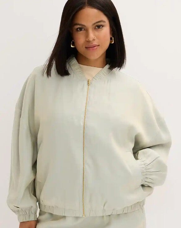 lichrgroen Bomber jack PLUS SIZE