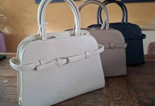 Handtas schouder tas Elegant in pu leder bruin zwart beige