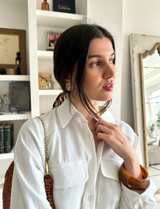 klassiek wit overhemd oversized