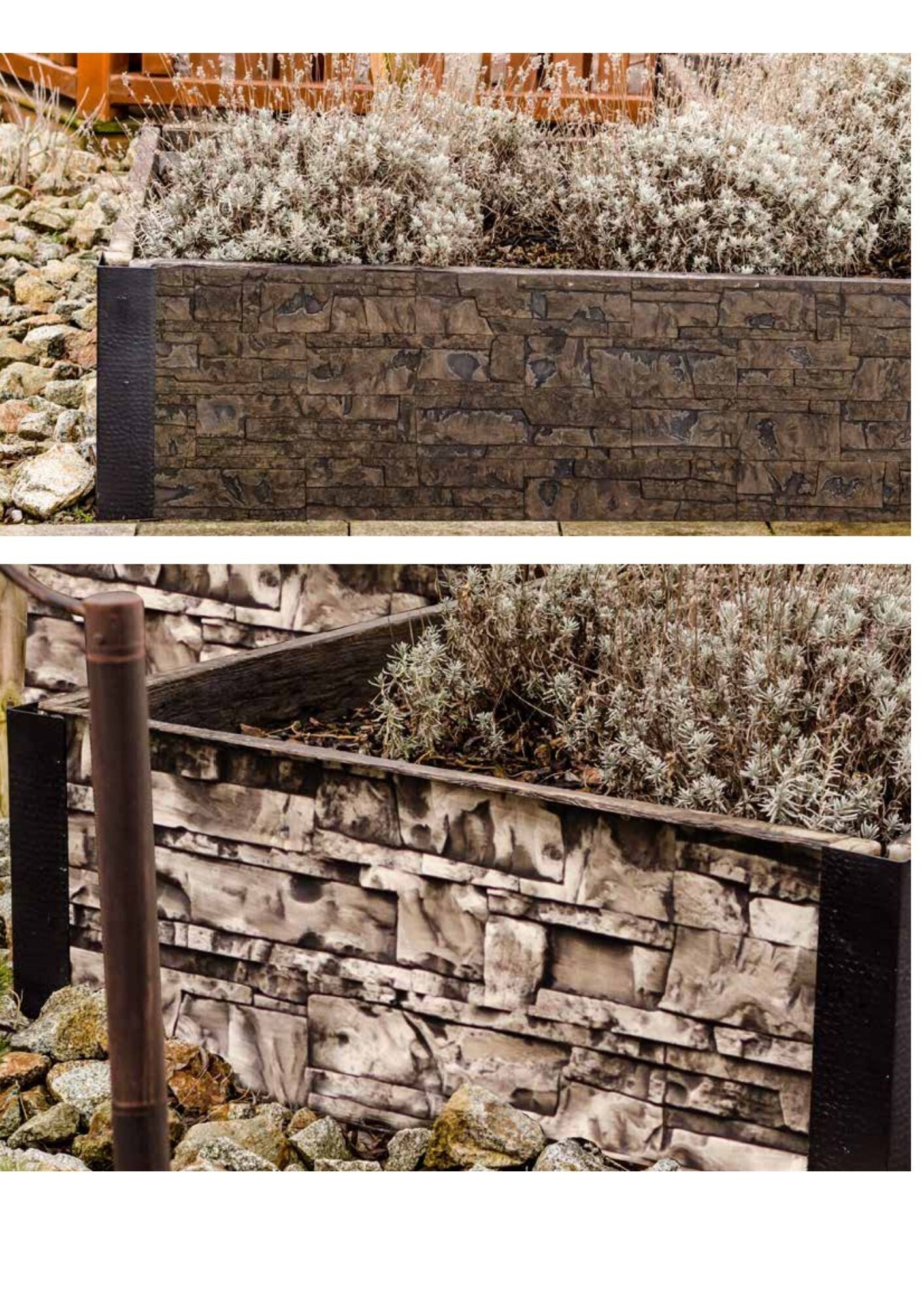 Hochbeet Marmor Höhe 80 cm