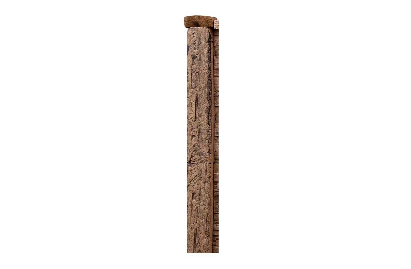 Betonzaunsteher - Muster Holz Schwelle