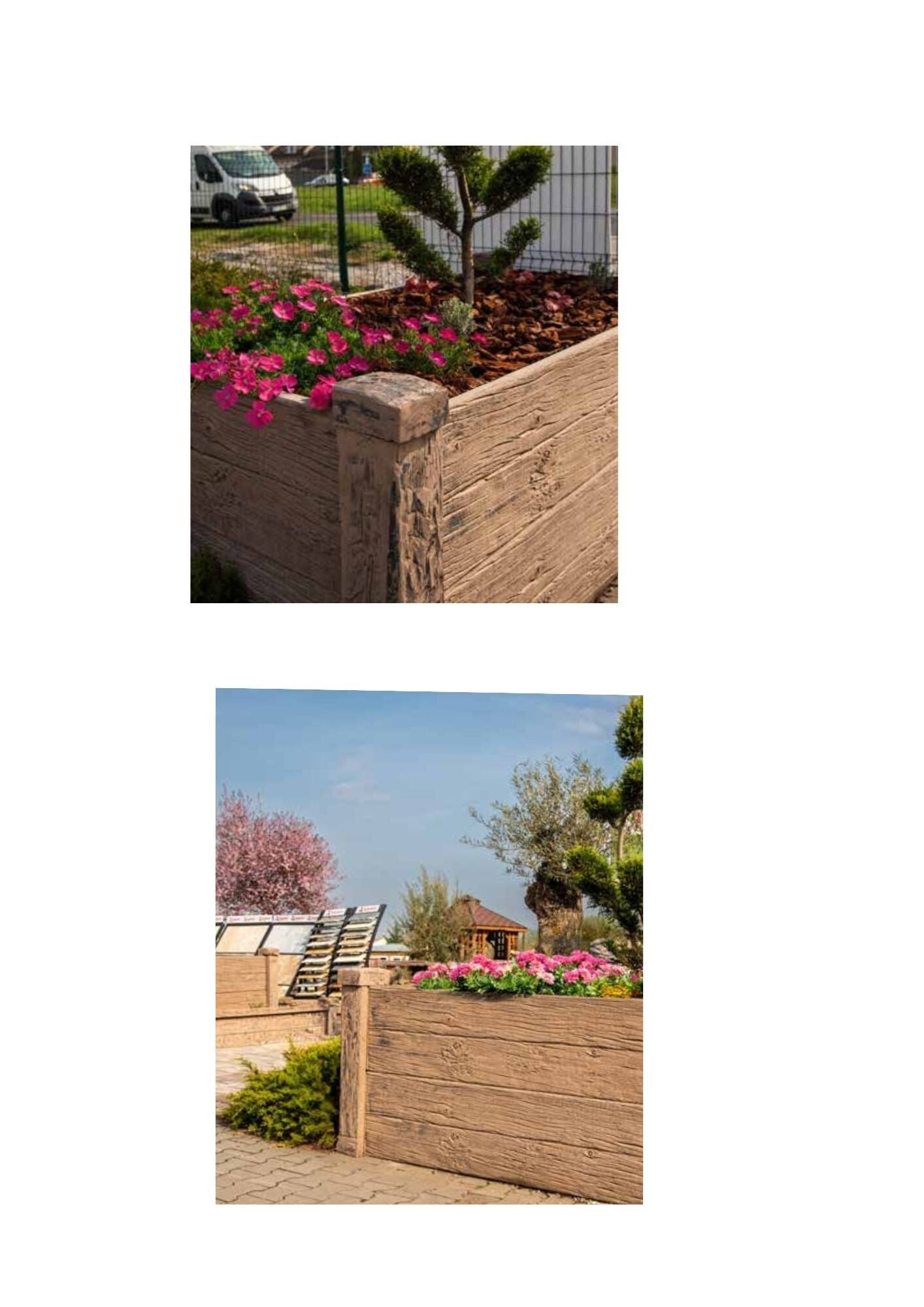 Hochbeet Subfossile Eiche Höhe 40 cm