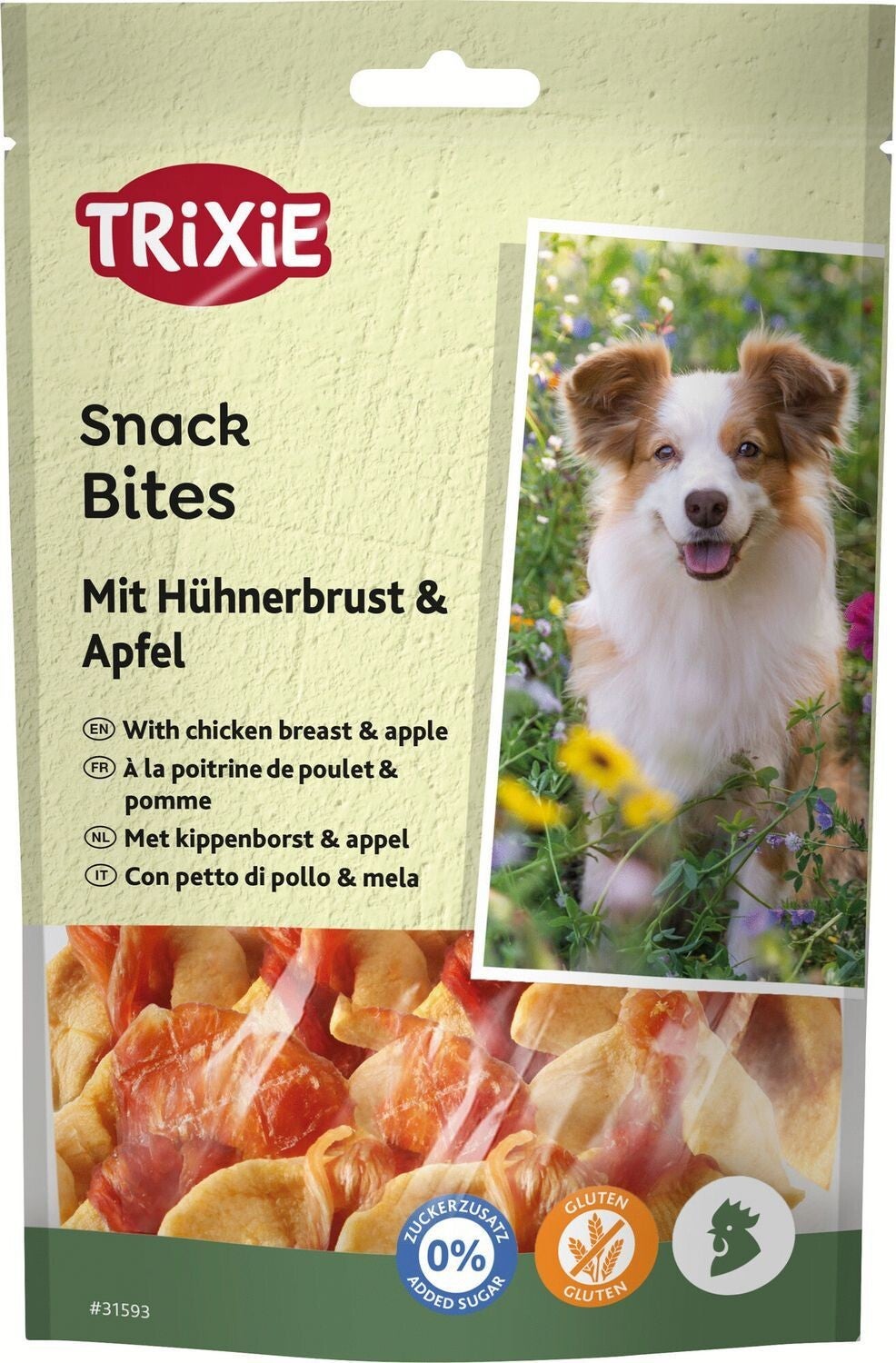 Trixie kippenborst met appel 100gr