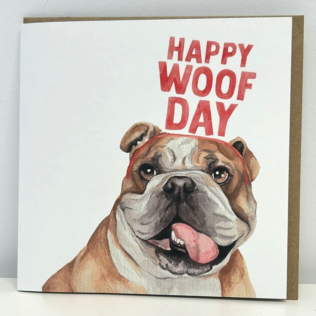 Lil Wabbit Happy Woofday Card