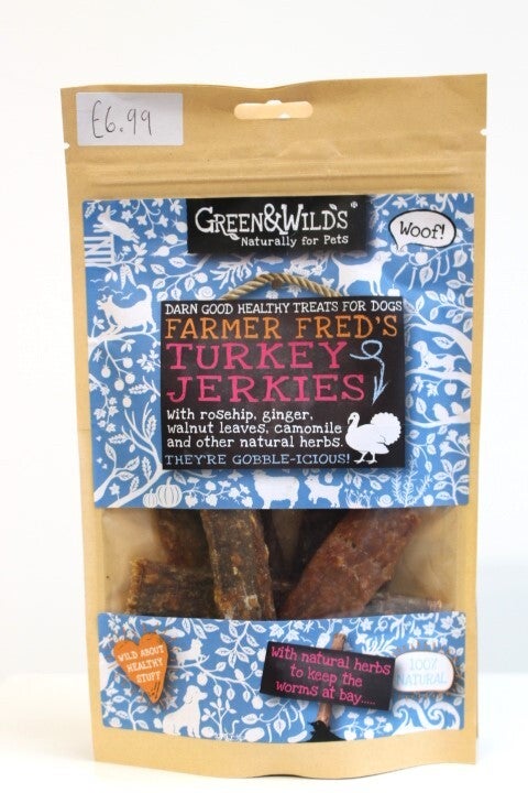 Green & Wilds Turkey Jerkies 100g