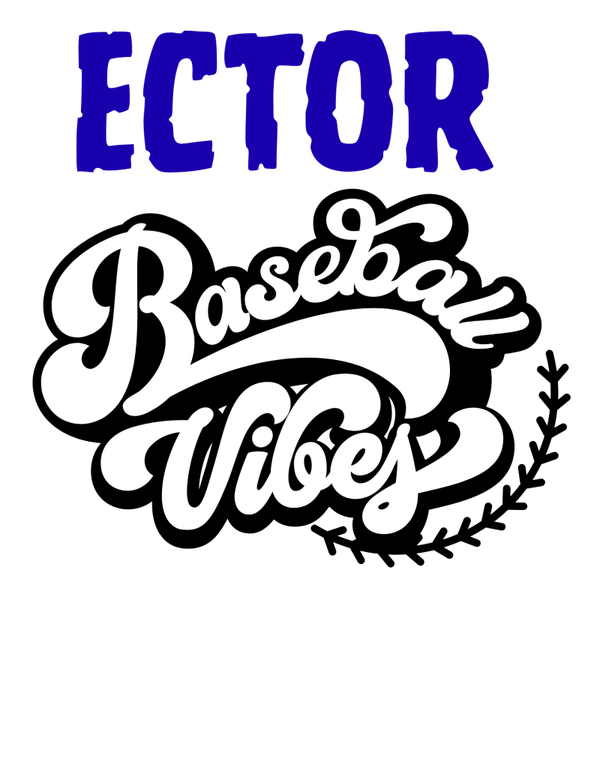 Ector Softball Vibes Dtf print