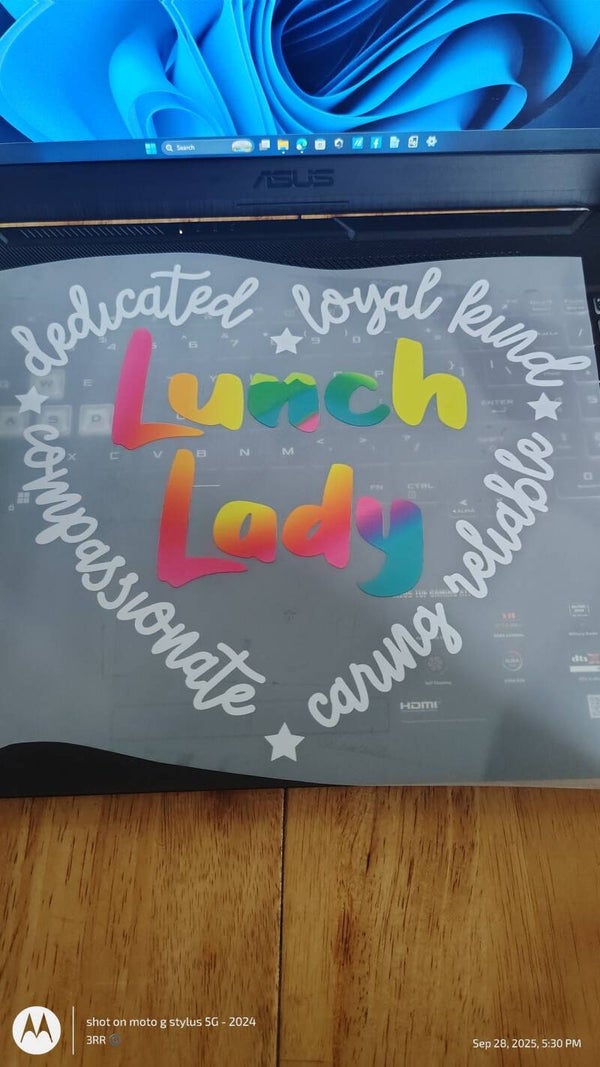 support your local lunch lady dtf