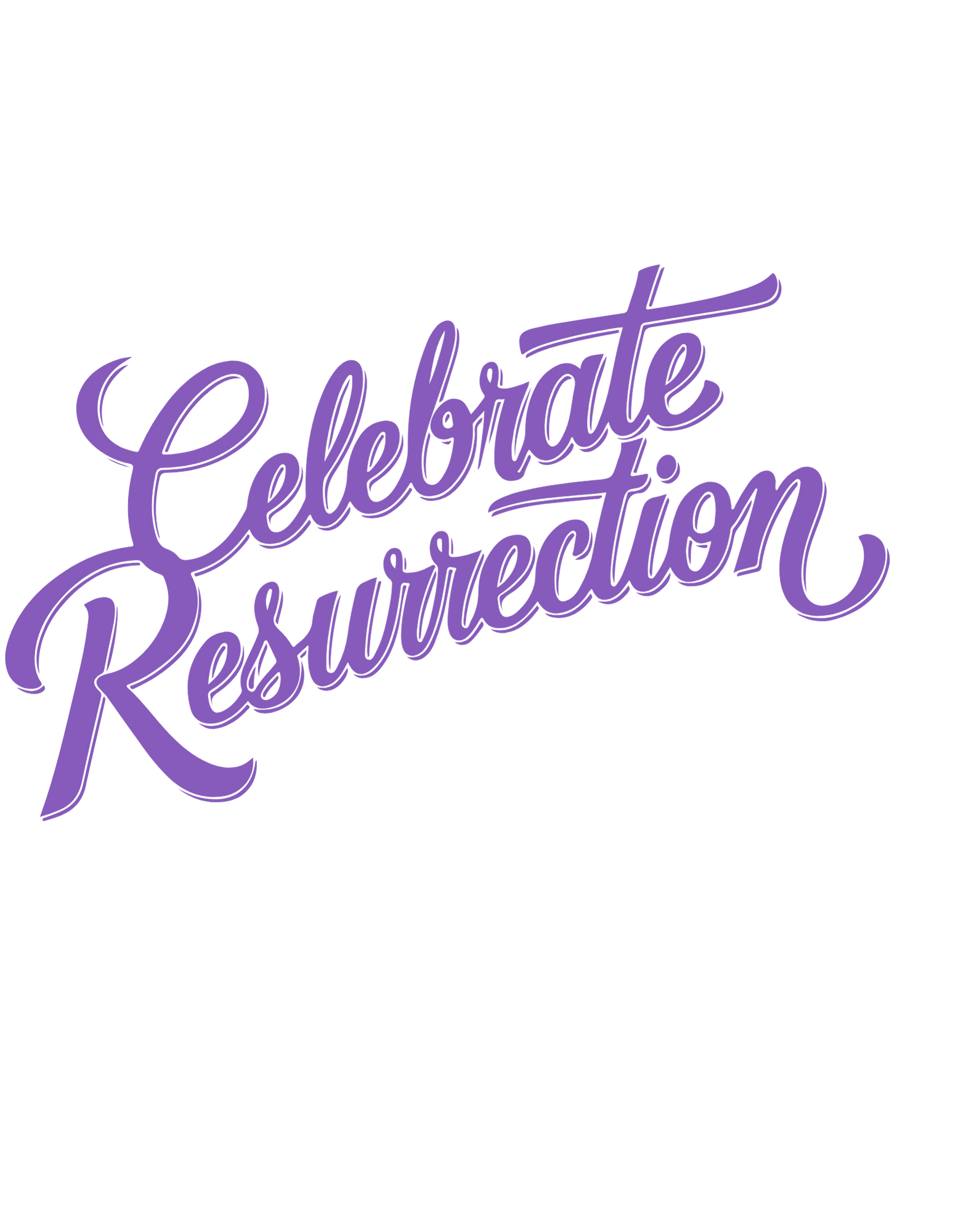 celebrate resurrection dtf print