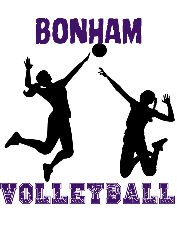 Bonham Volleyball dtf print