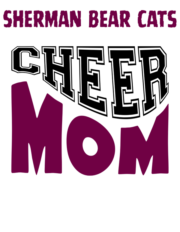 Sherman cheer mom dtf print