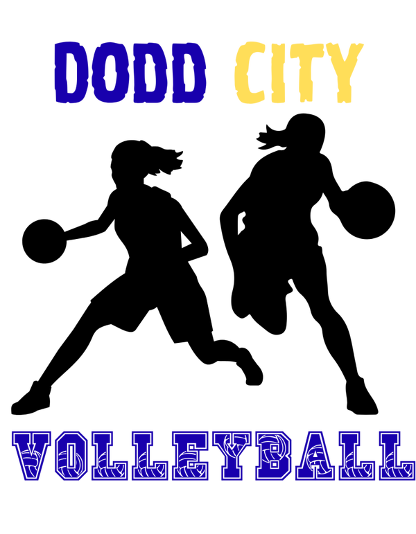 Dodd City Volleyball dtf print