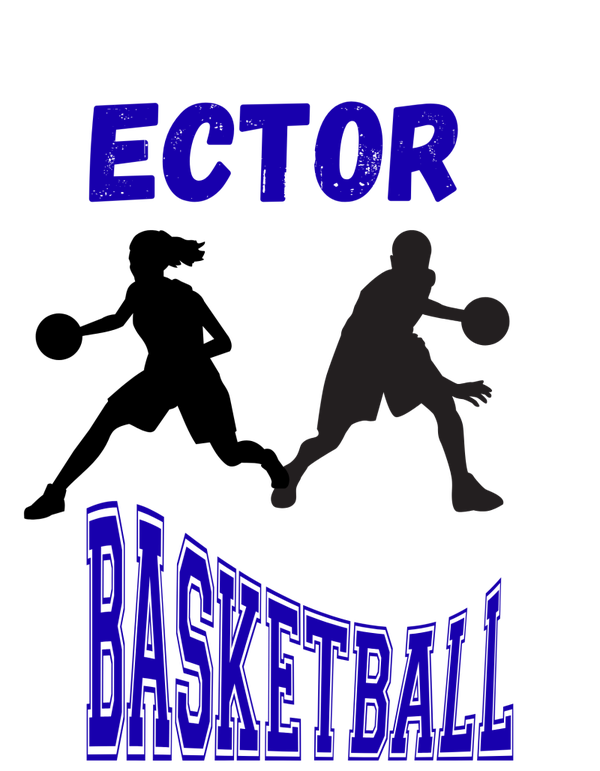 Ector Basketball Dtf print