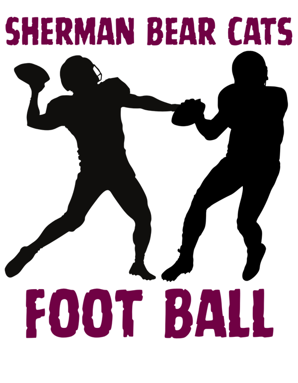 Sherman football dtf prints