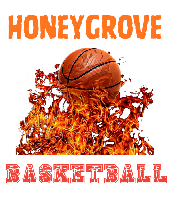 Honeygrove basketball dtf print