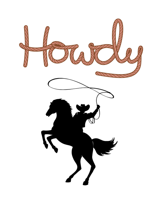 Howdy dtf print
