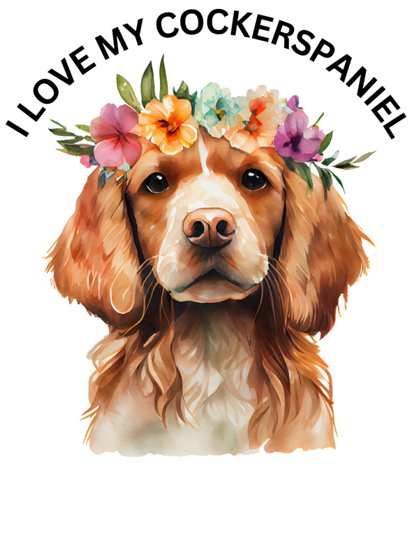 I love my cocker spaniel dtf