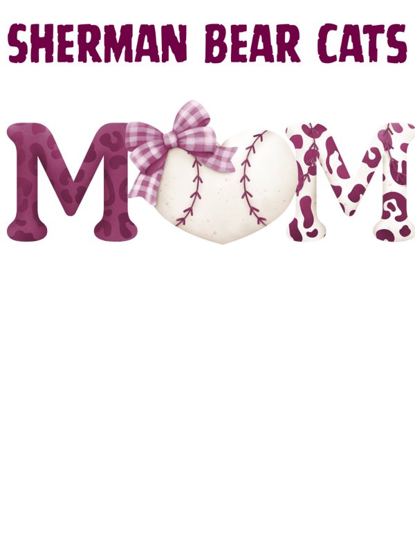 sherman bear cats mom dtf print