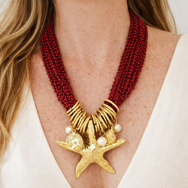 Eye-catching Boho Chic Starfish Necklace