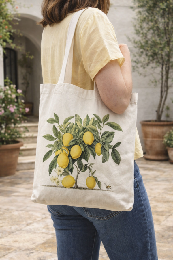 Lemon tote bag