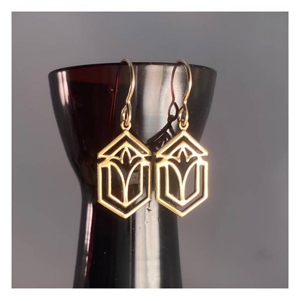 Art Deco Marquise Cubic Zirconia Earrings: 1920s Style