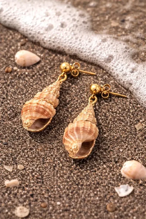 Real Seashell Earrings
