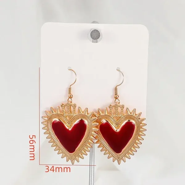 Sacred Heart Red earrings