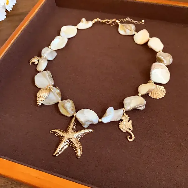 Boho Starfish Necklace