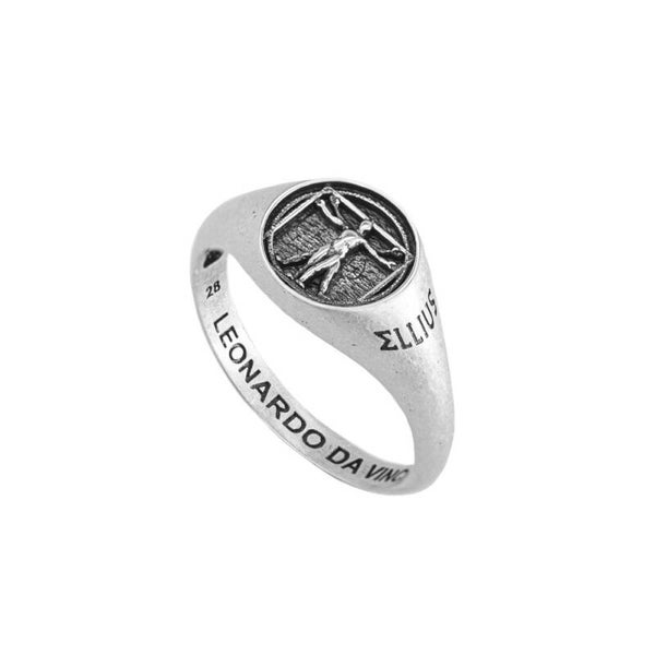 Anello Vitruviano Minimal Uomo ELLIUS
