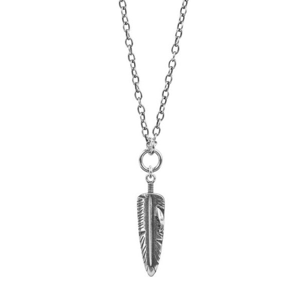 Collana Piuma D’Aquila Minimal