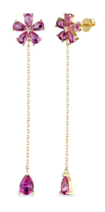 ORECCHINI FIORE LUNGO