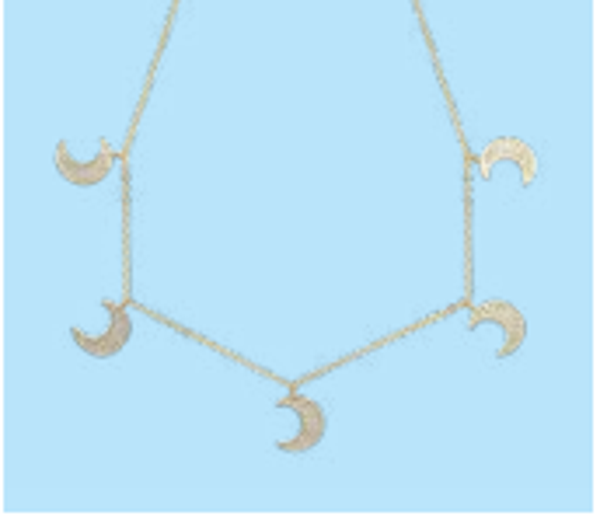 CLLANA PENDENTI LUNA