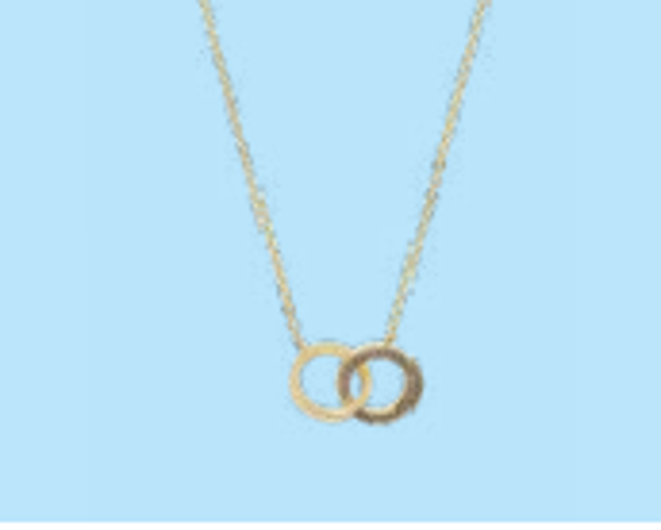 COLLANA DOPPIO CERCHIO