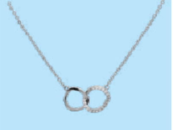 COLLANA DOPPIO CERCHIO