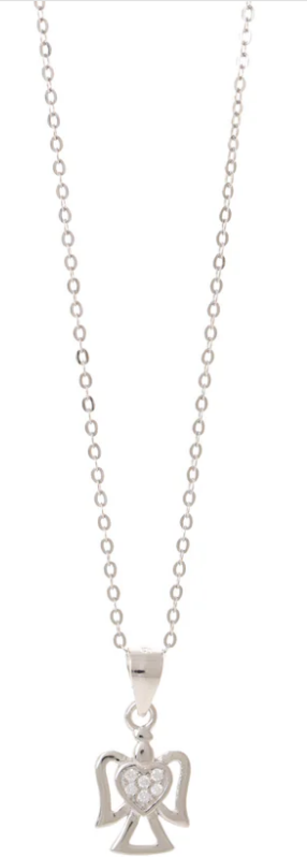 Collana Icona ANGELUS - Rodio Zirconi
