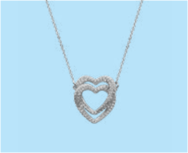 COLLANA  CUORE IN ACCIAIO